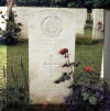 The war grave of Syd Liddle at Hermanville, France.