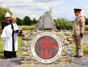 The Combined Operations Memorial  Dedication Ceremony, 4 July 2013.
