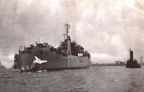 HMS Thruster - Landing Ship Tank