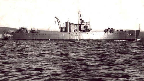 HMS Thruster - Landing Ship Tank