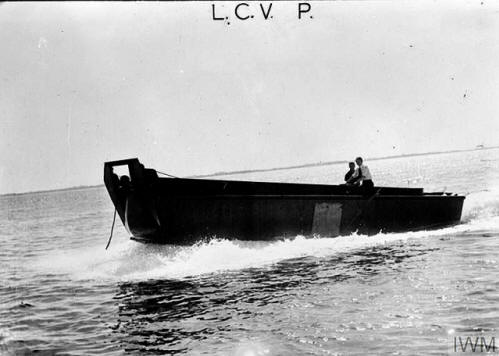 Landing Craft Vehicle (Personnel) - LCV (P) OF WW2.